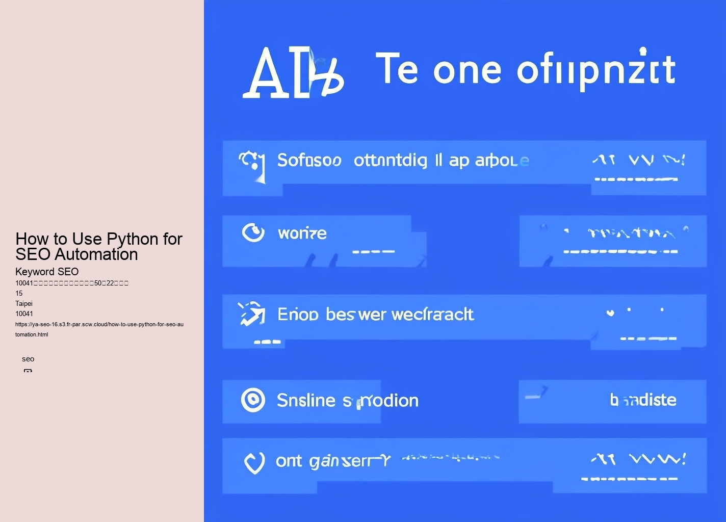 How to Use Python for SEO Automation